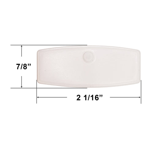 Bottom Rail End Cap for 2" Horizonal Blinds with Pin
