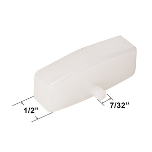 Bottom Rail End Cap for 2" Horizonal Blinds with Pin