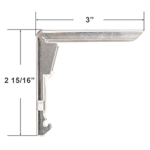 Graber and Bali Mounting Bracket for Cordless or Smart Pull Roller Shades With a Cassette - 3" Extended Version