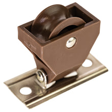 Cord Idler Pulley for Roman and Woven Wood Shades - Brown