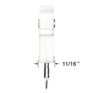 Heavy Duty Wand Tilt Mechanism with a 1/4" Square Hole for Horizontal Blinds