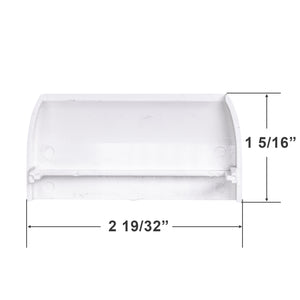Hunter Douglas Top Rail End Cap for Vertiglide Vertical Cellular Shades Made Before 9/2004