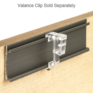 Valance Clip Mounting Strip for the Back of Wood and Faux Wood Valances