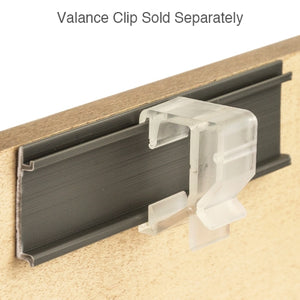 Valance Clip Mounting Strip for the Back of Wood and Faux Wood Valances