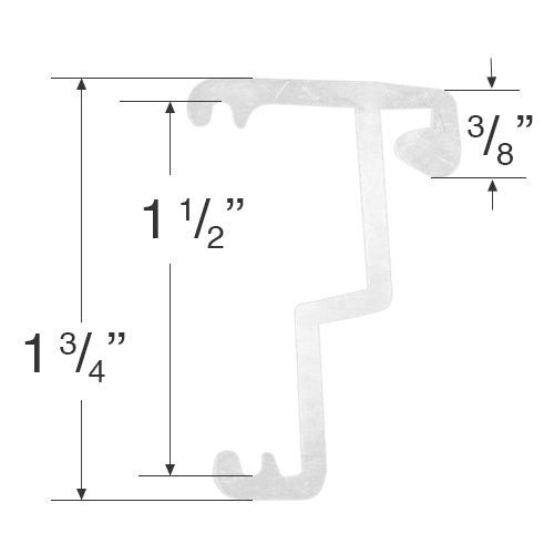 Valance Clip for 1 1/2" Vinyl or Aluminum Slat Valance