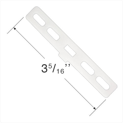 Vane Hanger for Vertical Blinds with Fabric Vanes