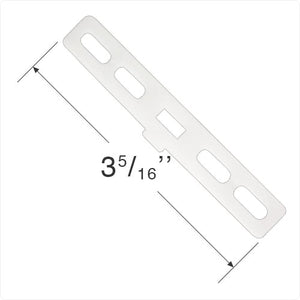 Vane Hanger for Vertical Blinds with Fabric Vanes