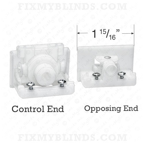 Vertical Blind Control for an Un-Notched Headrail