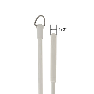 Bali and Graber White Fiberglass Wand for Vertical Blinds - 33 inches