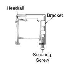 Hunter Douglas Mounting Bracket for SoftGlide Pleated and Roman Shades