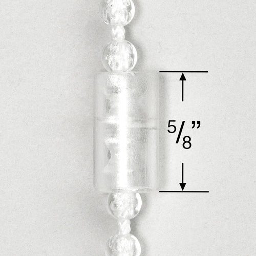 Plastic Two-Part Chain Connector for #10 Bead Chain