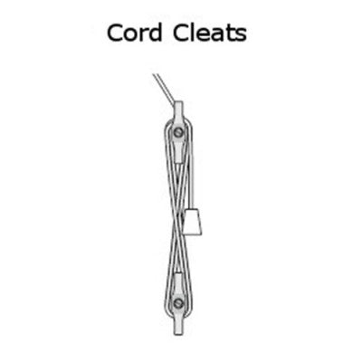 Cord Cleats for Blinds, 12pcs Blind Cord Winder, Plastic
