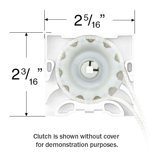 Blind Rope Inch Clutch Rollease Clutch Set for Wood and Faux Wood Horizontal Blinds & Roman S ...