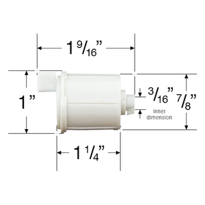 Rollease R-Series Roller Shade End Plug for 1" Tubes - REP02