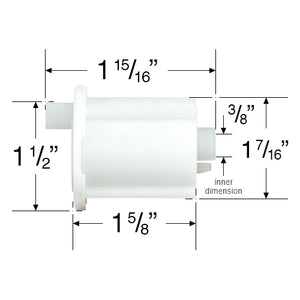 Rollease R-Series Roller Shade End Plug for 1 1/2" Tubes - REP53
