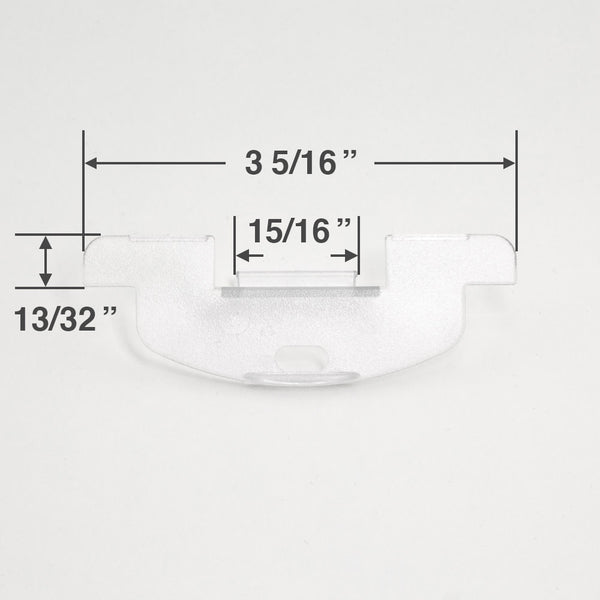 Hunter Douglas Bottom Rail Handle for Cordless LiteRise Cellular Shades with a 1 7/8