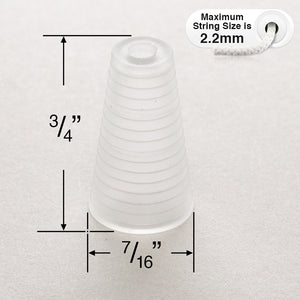 Ribbed Plastic Tassel for Horizontal Blinds