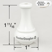 Hunter Douglas Bell Shaped Wooden Tassel for Horizontal Blinds