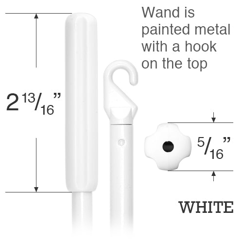 Metal Wand for Vertical Blinds and Draperies – Fix My Blinds